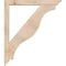 Ekena Millwork Funston Traditional Smooth Bracket w/ Offset Brace, Douglas Fir, 5 1/2"W x 42"D x 48"H BKT0604X42X48FST01SDF - alternate 3